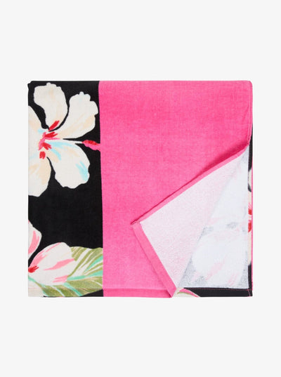 Cold water printed towel - anthracite spring charming Towel Roxy 