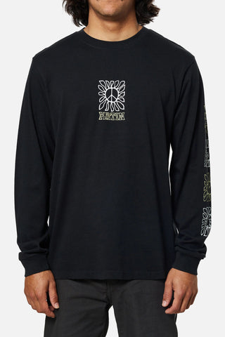 COMMUNAL LONG SLEEVE TEE - Black Wash Men's T-Shirts & Vests Katin S 