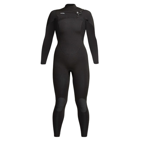 Comp 4/3mm Chest Zip - Black (2024) Women's wetsuits Xcel UK 6 