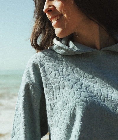 Coral Hoodie - Mist Women's Hoodies & Sweatshirts Oxbow 