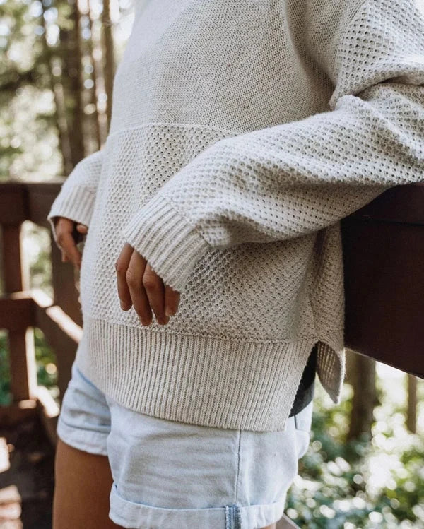 Cove Knitted Jumper - Off White Women's Hoodies & Sweatshirts Passenger 