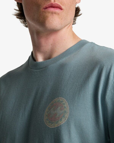 Crayon Wave Tee - Washed Blue Men's T-Shirts & Vests Billabong 