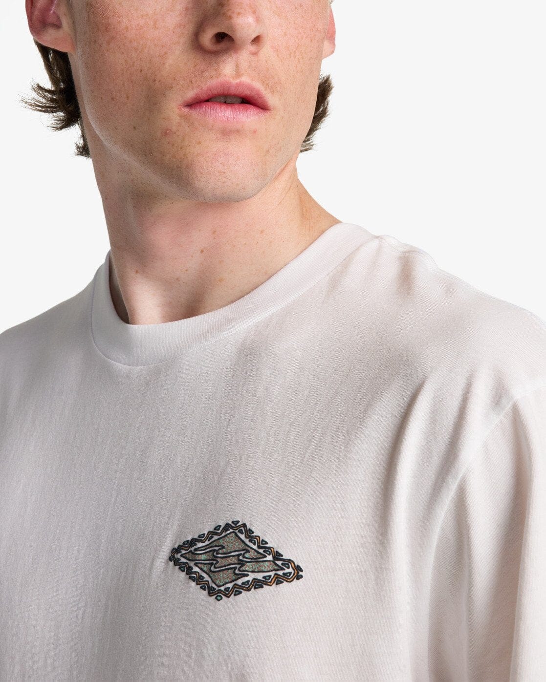 Crayon Wave Tee - White Men's T-Shirts & Vests Billabong 