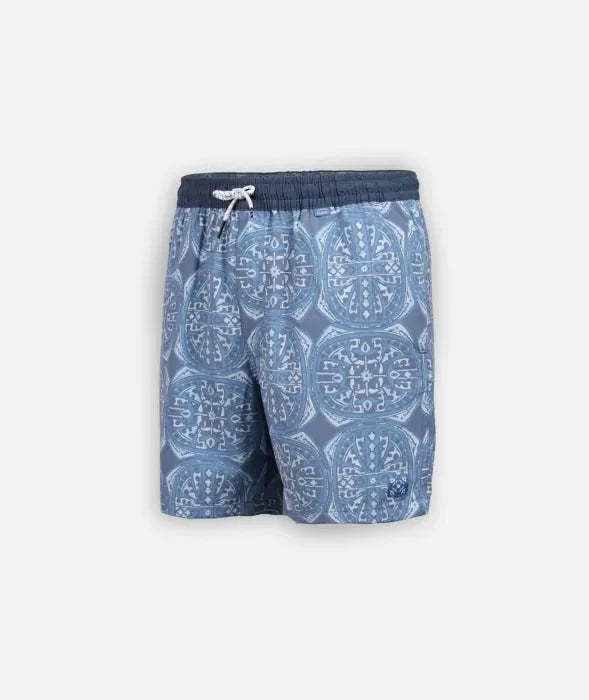 Darts Swim Short - Lost Blue Men's Shorts & Boardshorts Oxbow 