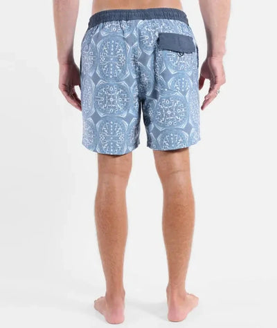 Darts Swim Short - Lost Blue Men's Shorts & Boardshorts Oxbow 