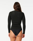 Dawn Patrol 1.5mm Long Sleeve Jacket - Black (2024) Women's wetsuits Rip Curl women 