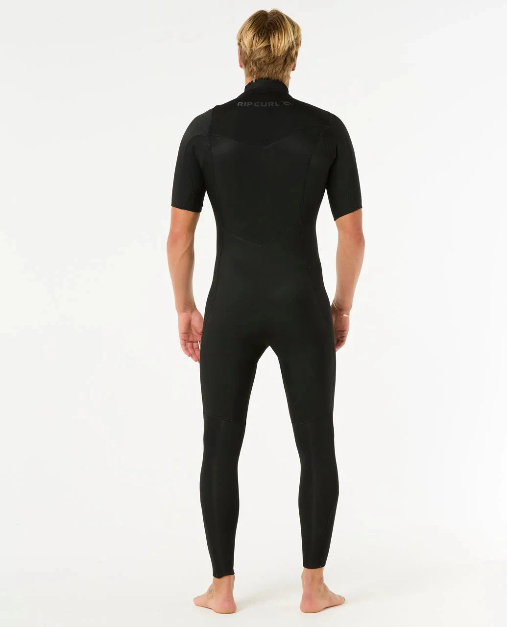 Dawn Patrol 2/2 Short Sleeve Chest Zip Wetsuit - Black Wetsuits Rip Curl 