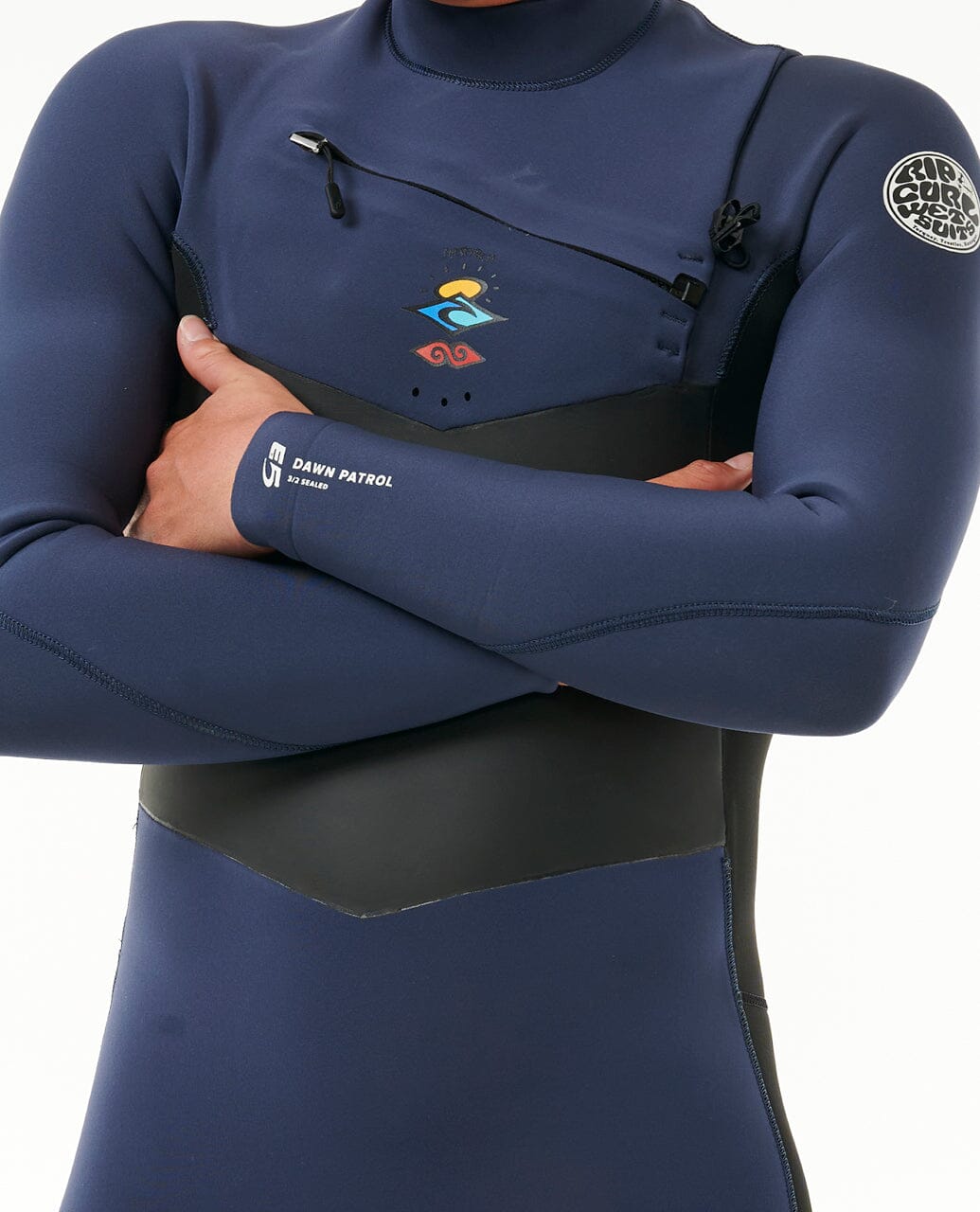 Dawn Patrol Chest Zip 3/2mm - Dark Navy (2025) Wetsuits Rip Curl 