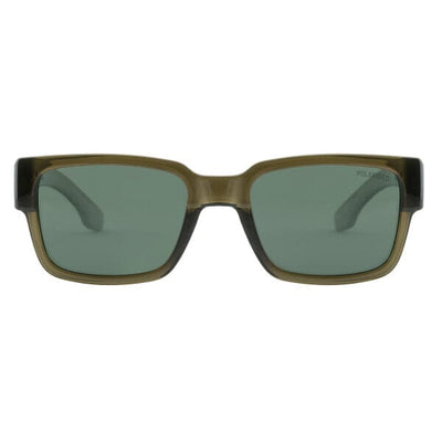 DD Avenger - Crystal Olive/Green Polarized Sunglasses Dirty Dog 
