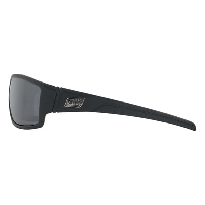 DD Defendor - Satin Black - Grey Polarised Sunglasses Dirty Dog 