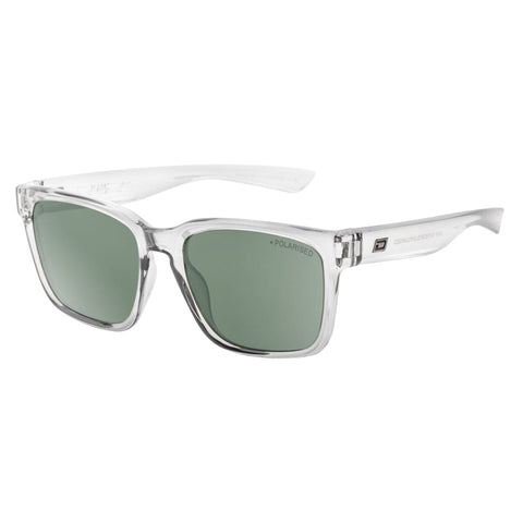 DD Goat - Crystal Grey/Green Polarised Sunglasses Dirty Dog 