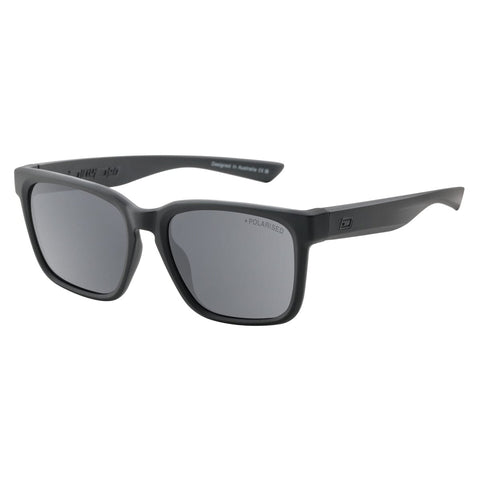 DD Goat - Satin Black/Grey Polarised Sunglasses Dirty Dog 