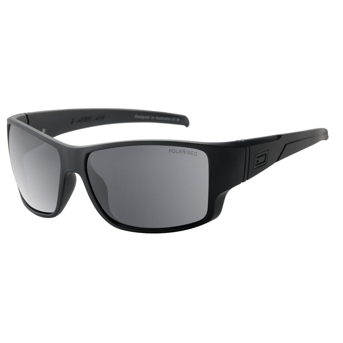 DD Hoodoo - Satin Black/Grey Polarized Sunglasses Dirty Dog 