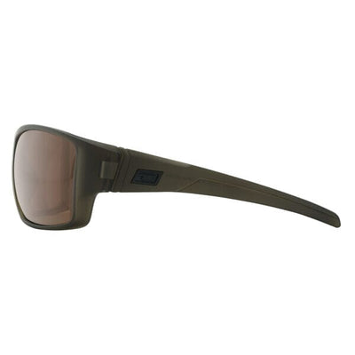 DD Hoodoo - Satin Crystal Olive/Brown Polarized Sunglasses Dirty Dog 