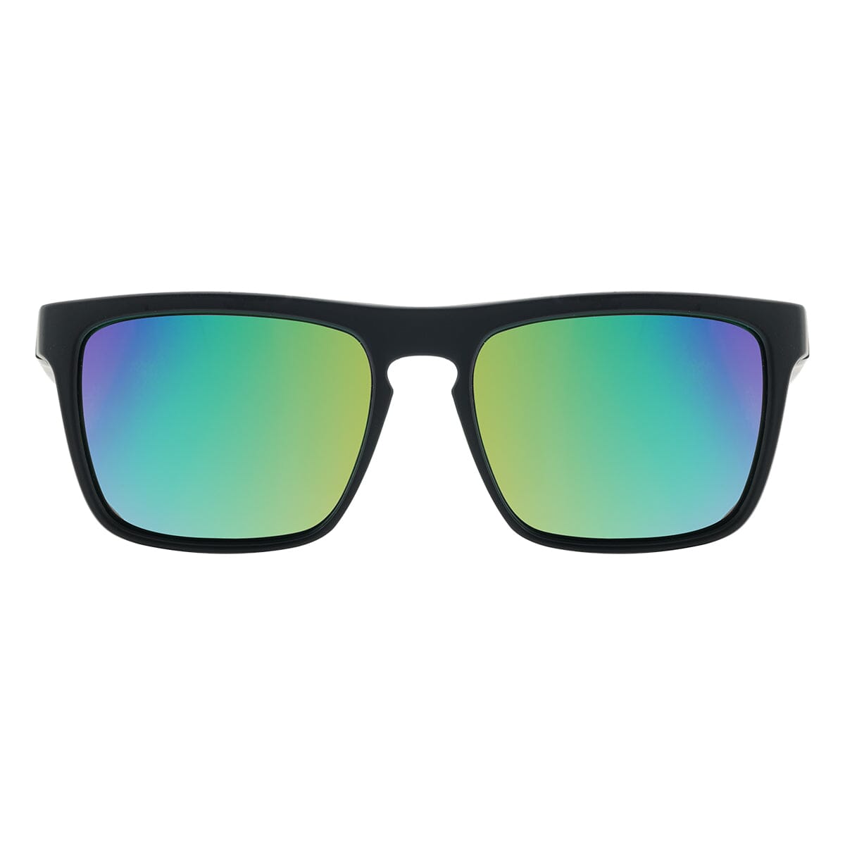 DD Monza - Satin Black/Green Fusion Mirror Polarised Sunglasses Dirty Dog 