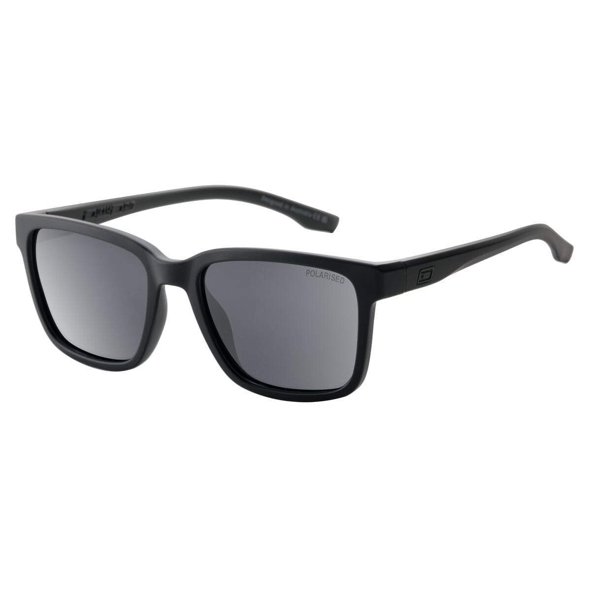 DD Moose Satin Black - Grey Polarised Sunglasses Dirty Dog 