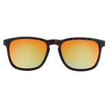 DD Shadow - Satin Tort/Brown Orange Mirror Polarised Sunglasses Dirty Dog 