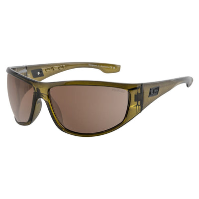 DD Vampire - Crystal Olive Green/Brown Polarized Sunglasses Dirty Dog 
