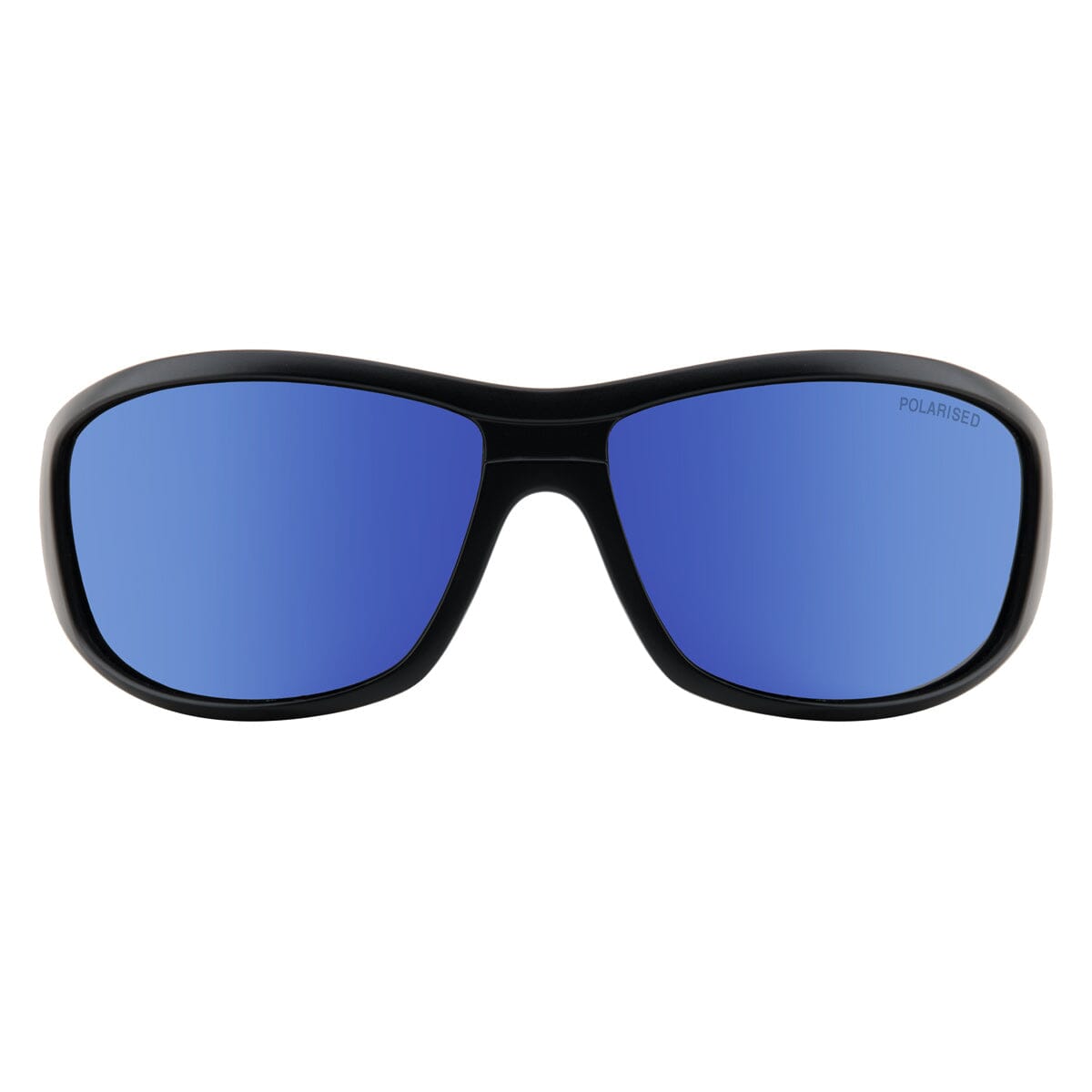 DD Vampire - Satin Black/Grey Blue Mirror Sunglasses Dirty Dog 
