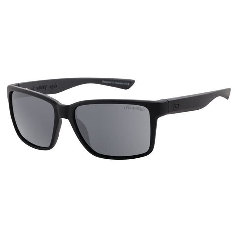DD Yolo - Satin Black/Grey Polarised Sunglasses Dirty Dog 