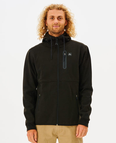 Departed Anti-Series Fleece - Black Men's Hoodies & Sweatshirts Rip Curl S 