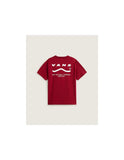 Determined T-Shirt - Bordeaux/White Men's T-Shirts & Vests Vans 