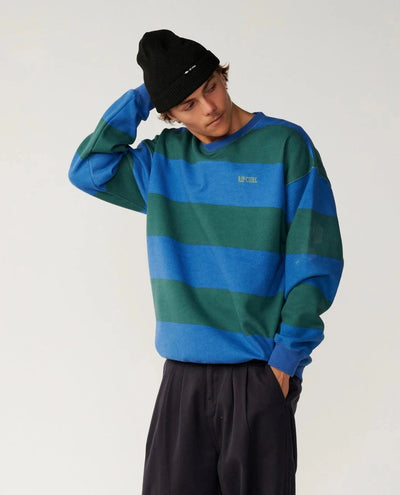 Disorder Stripe Crew - Riverside Men's Hoodies & Sweatshirts Rip Curl S 