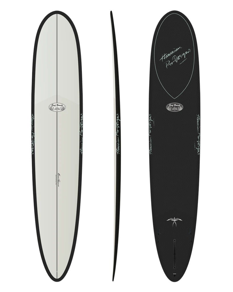 Donald Takayama DT2 9'0" Thunderbolt Black - White Carbon Surfboard Donald Takayama 