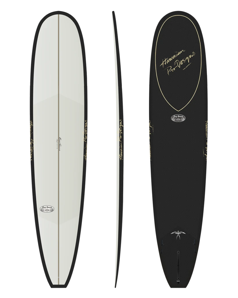 Donald Takayama In The Pink 9'1" Thunderbolt Black - White Carbon Surfboard Donald Takayama 