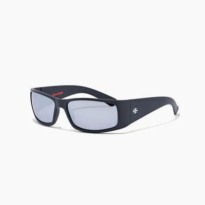 Doomsday Machine - Matte Black/Silver-Grey Polarized Sunglasses Ritual Vision 