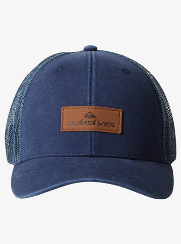 Down The Hatch - Trucker Hat - Crown Blue Men's Hats,Caps&Beanies Quiksilver 