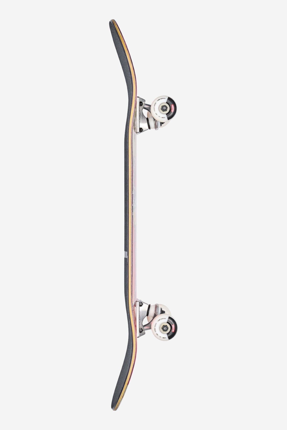 Downtown Doom Skateboard 8.00" - Silver/Red Skateboards Globe 