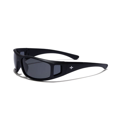 Dragster - Matte Black/Black Polarized Sunglasses Ritual Vision 