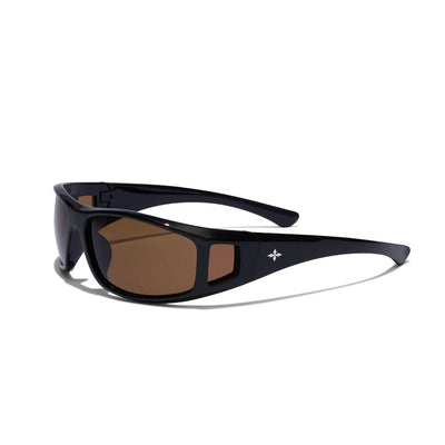 Dragster - Polished Black/Bronze Polarized Sunglasses Ritual Vision 