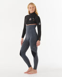 E-Bomb 4/3mm Chest Zip - Charcoal (2025) Women's wetsuits Rip Curl Women 