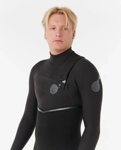 E-Bomb 5/3 Chest Zip Wetsuit - Black (2026) Wetsuits Rip Curl 