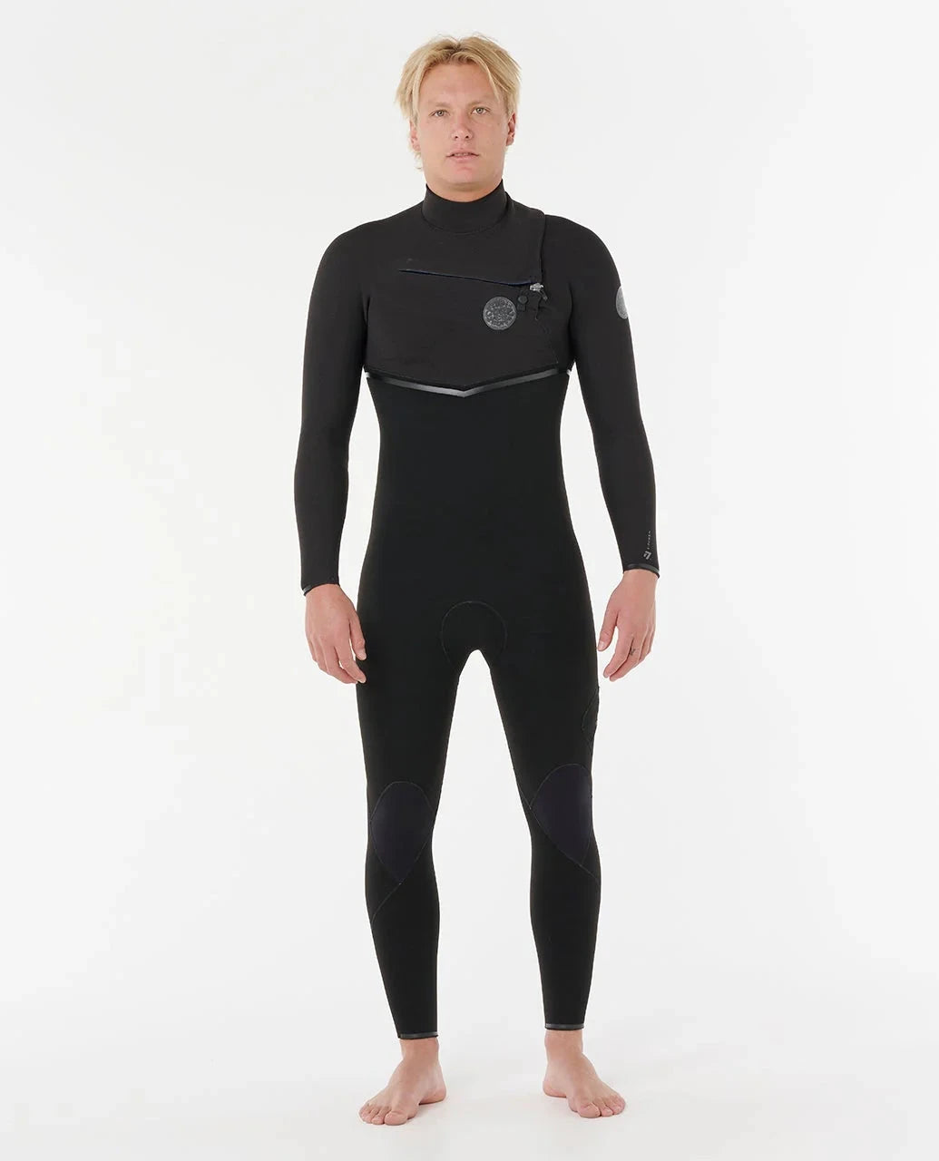 E-Bomb 5/3 Chest Zip Wetsuit - Black (2026) Wetsuits Rip Curl MS 