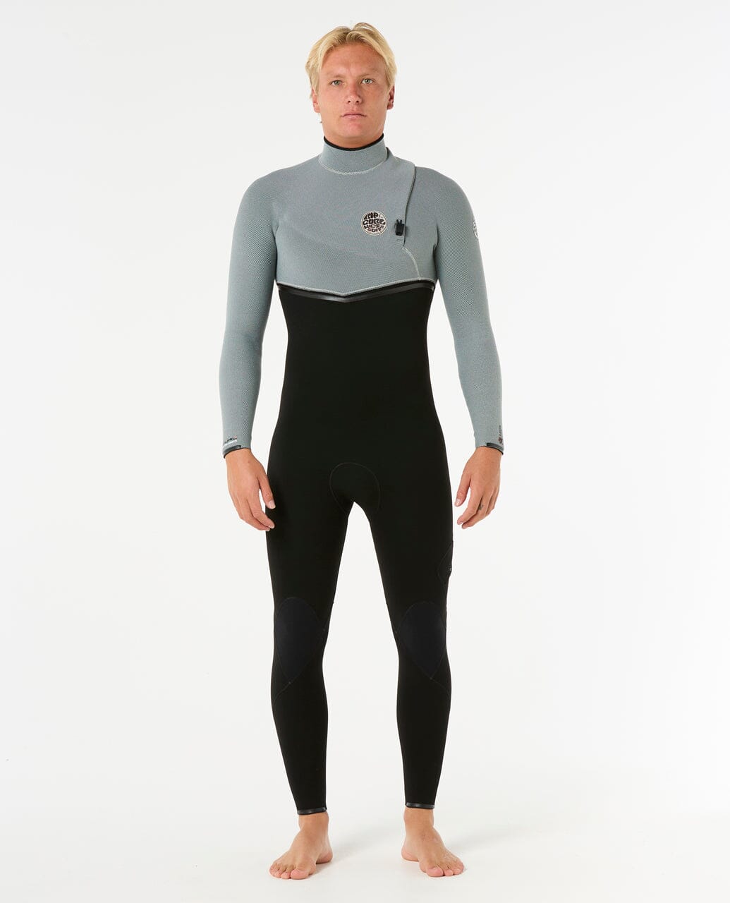 E-Bomb Zip Free 3/2mm - Iced Grey (2025) Wetsuits Rip Curl MS 