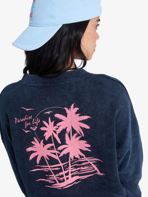 Eastside Midweight - Anthracite Women's Hoodies & Sweatshirts Roxy 