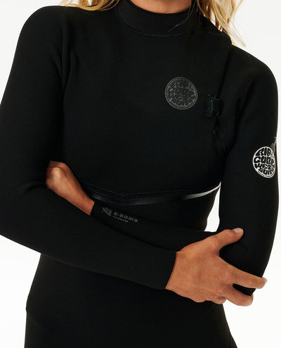 Ebomb 2mm Long Sleeve Springsuit - Black(2025) Women's wetsuits Rip Curl Women 