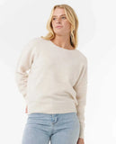 Emily Sweater - Ecru Marle Women's Hoodies & Sweatshirts Rip Curl Women 