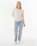 Emily Sweater - Ecru Marle Women's Hoodies & Sweatshirts Rip Curl Women 