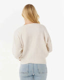 Emily Sweater - Ecru Marle Women's Hoodies & Sweatshirts Rip Curl Women 