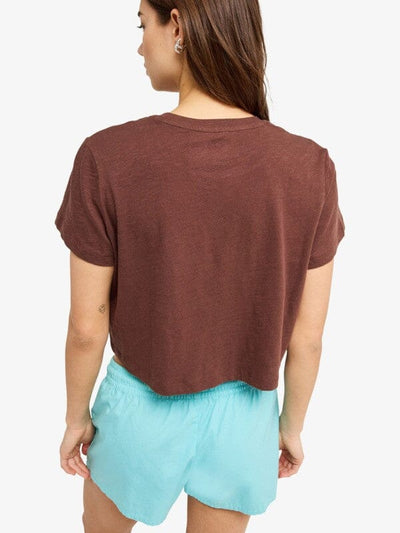 Endless Weekends Tee - French Roast Women's T-Shirts and Vest Tops Roxy 
