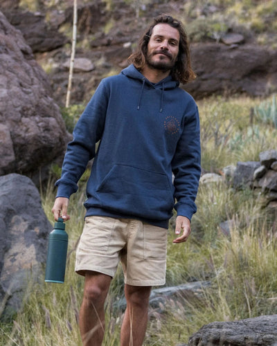 Escapism Regular Fit Hoodie - Rich Navy Men's Hoodies & Sweatshirts Passenger 