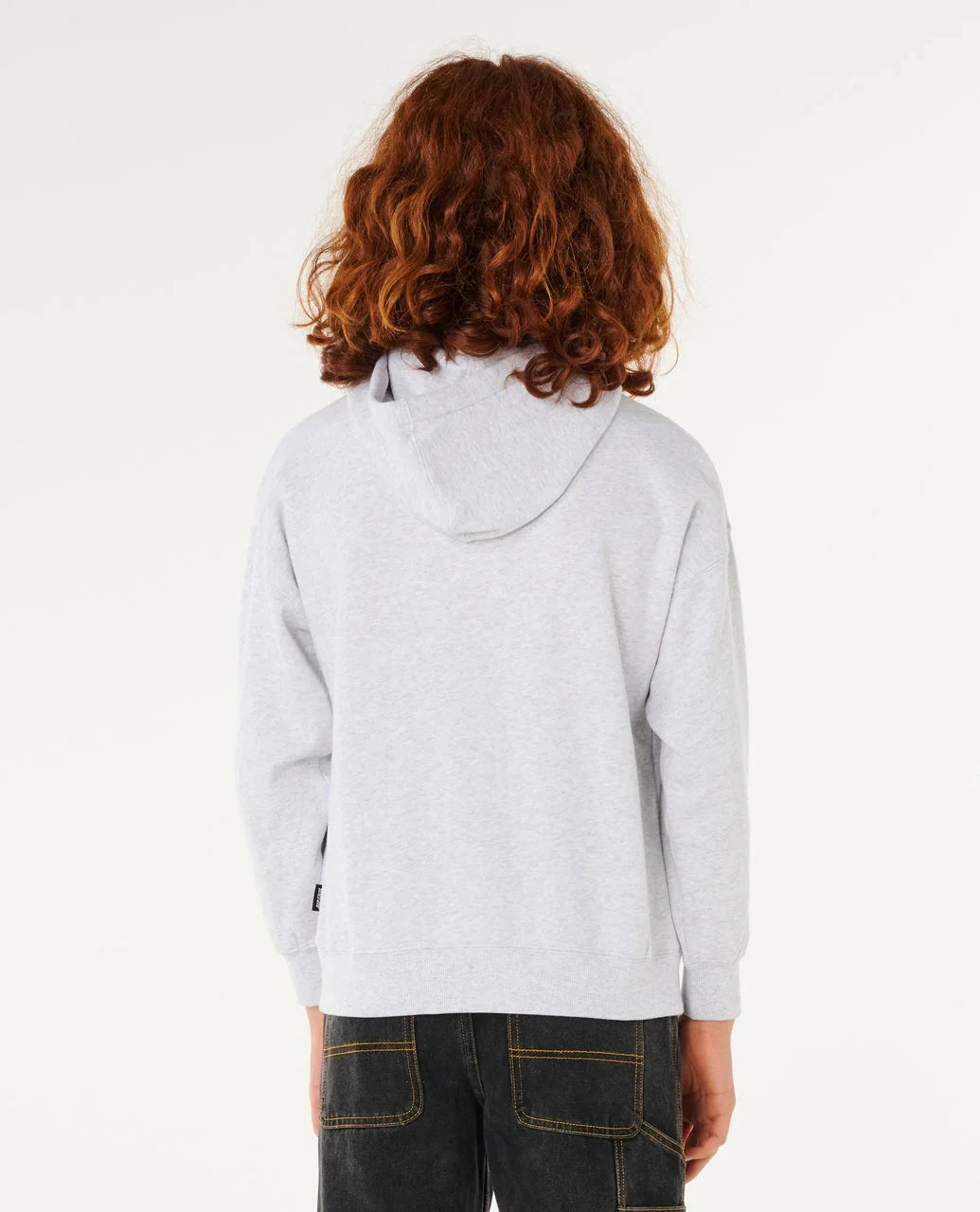 Eternal Shred Logo Hood Boy - Light Grey Children's Hoodies Rip Curl 