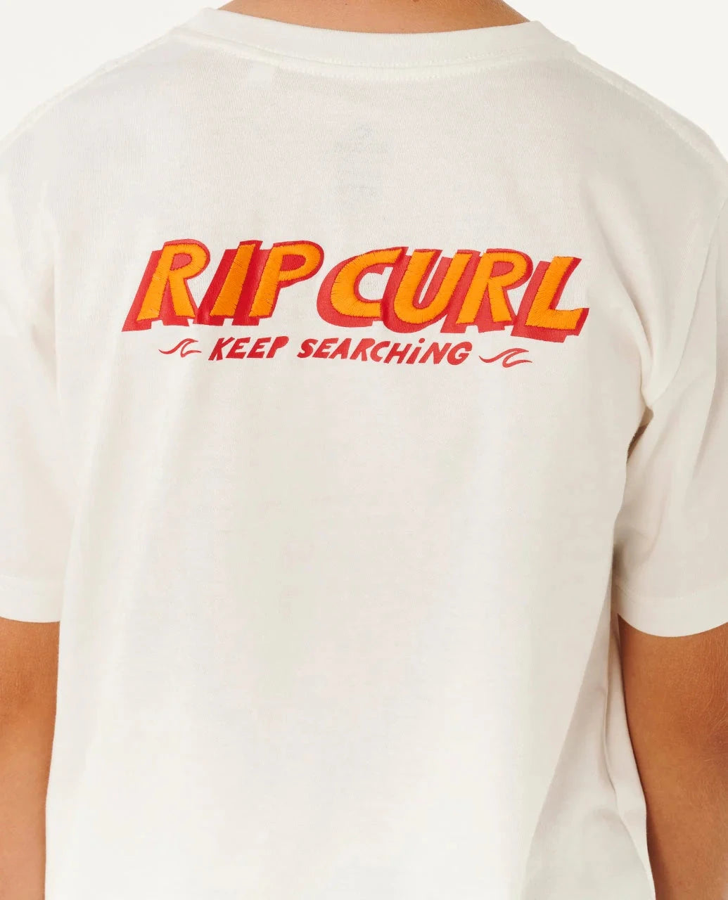 Eternal Shred Logo Tee Boys - Bone Children's Tees Rip Curl 