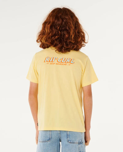 Eternal Shred Logo Tee Boys - Sunlight Children's Tees Rip Curl 