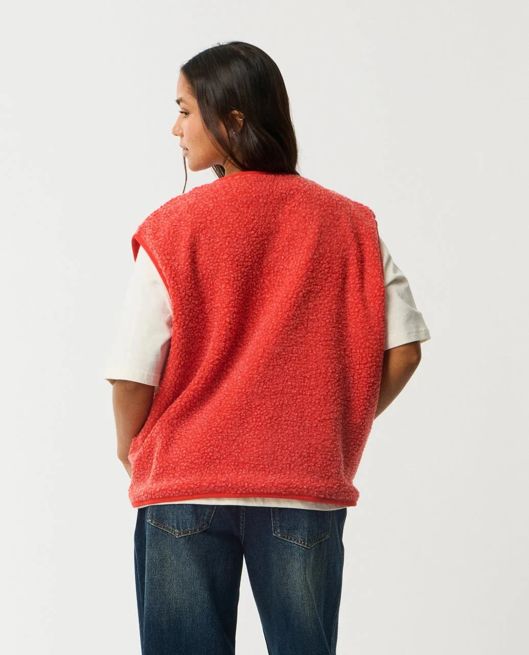 Every Day Polar Vest - Red Women's Hoodies & Sweatshirts Rip Curl Women 