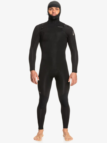 Everyday Sessions 5/4/3 Hooded Wetsuit - Black Wetsuits Quiksilver M 